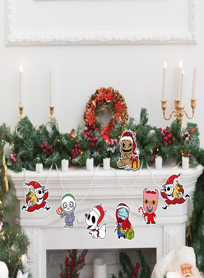 Tivee Christmas Tree Decorations - 16PCS Jack Sally Christmas Tree Hanging Ornament Xmas Nightmare Christmas Ornaments Christmas Decorations Before Holiday Decor Home Indoors - Image 5